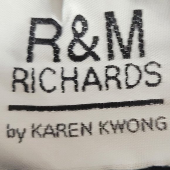 R&M Richards Black Sheer Maxi Pants Skirt - Picture 6 of 7